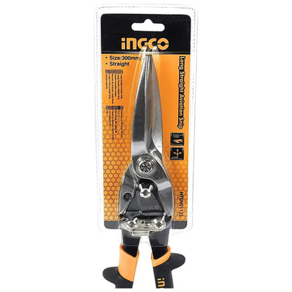 Ingco Aviation Snip Long Straight 300mm (12")