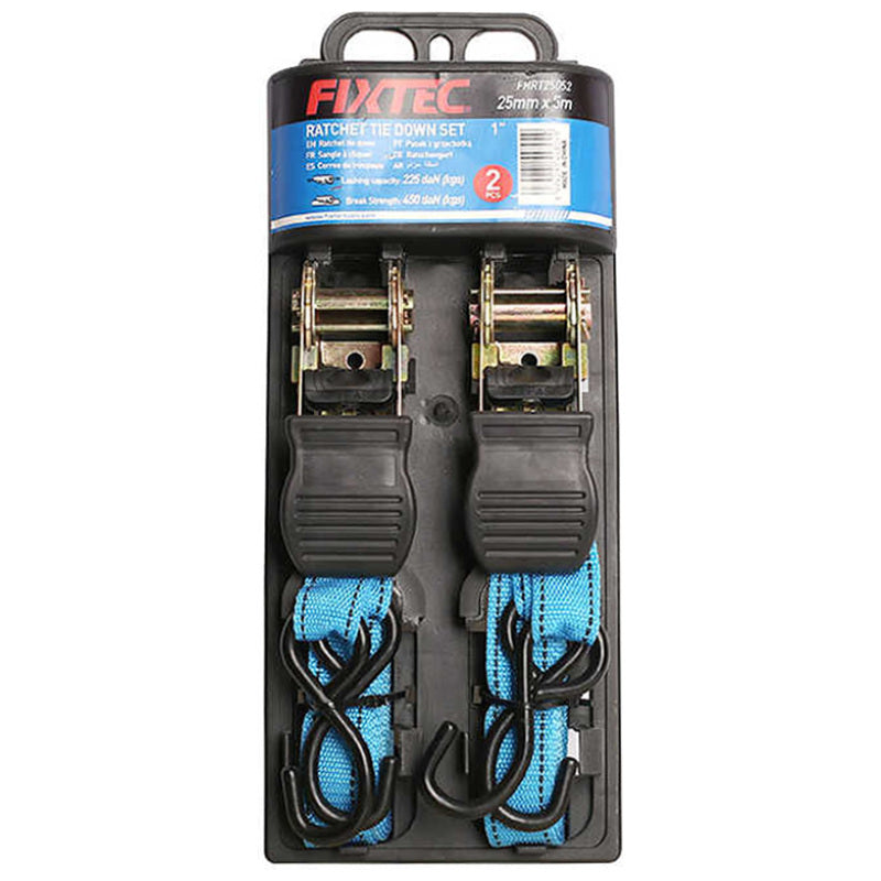 Ratchet Tie Down Kit 5M – Twin Pack