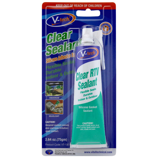 V-Tech Clear RTV Sealant 75g