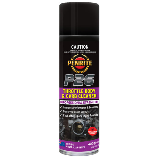 Penrite P26 Throttle Body & Carb Cleaner 400g