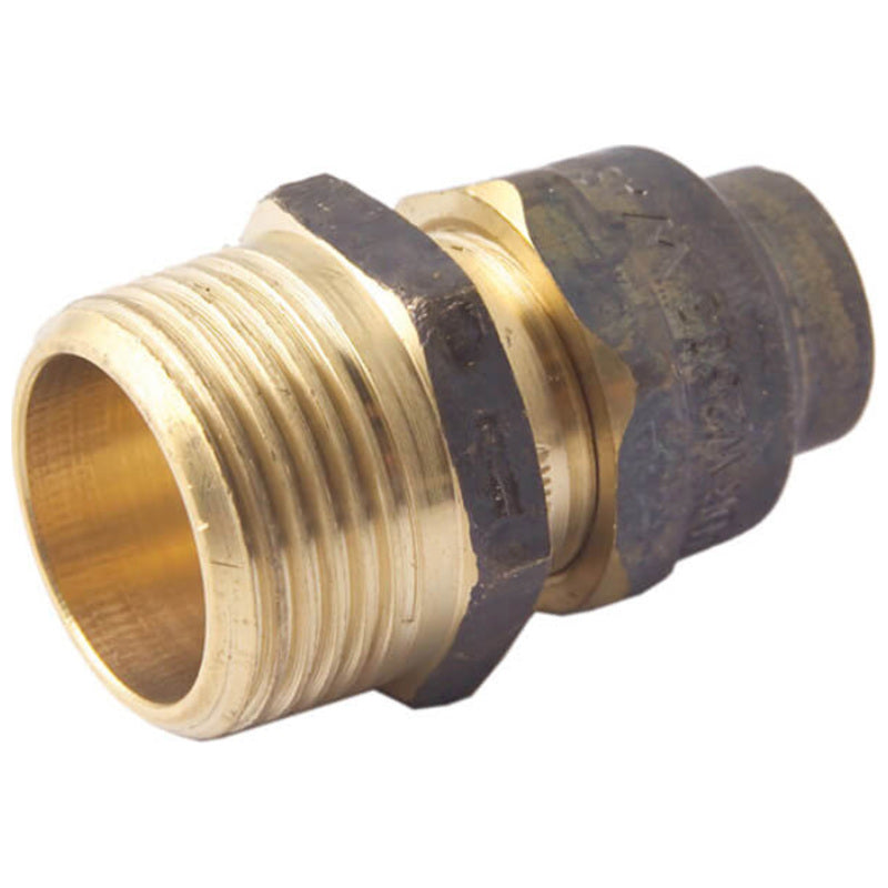 Metforge Flared Compression Union Brass 20MI x 15C Reducing (Lead Free)