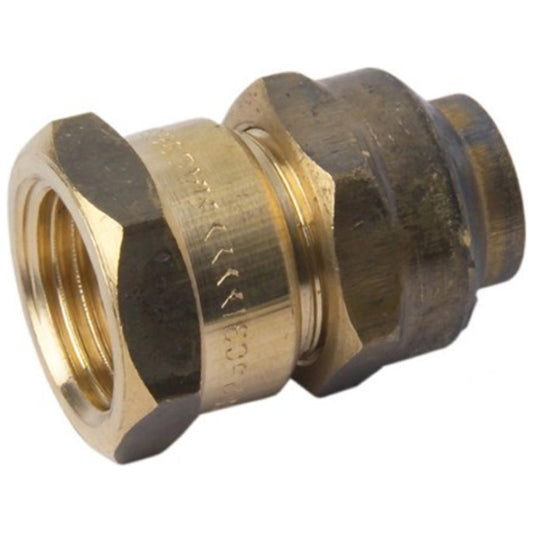Metforge Flared Compression Union Brass 20FI x 20C (Lead Free)