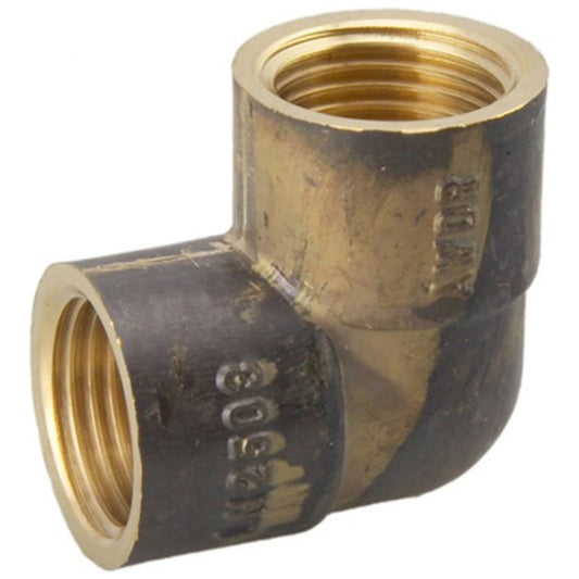 Metforge Elbow Brass FI 15mm (Lead Free)