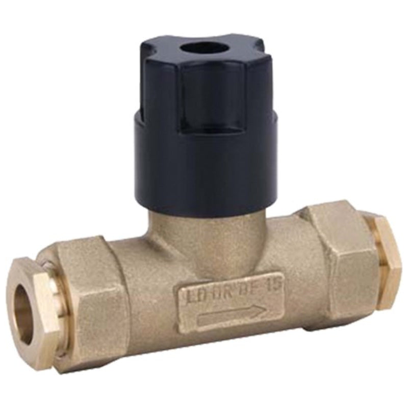 Logi Valve Isolation Non‑Return Valve Flared 15mm (Lead Free)