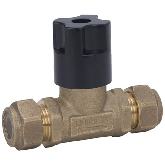 Logi Valve Isolation Non‑Return Valve CU Compression 15mm (Lead Free)