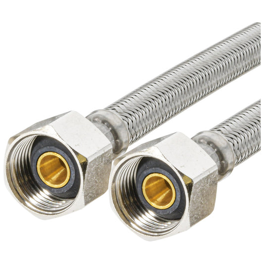 Titaflex Flexible Braided Water Hose 15FI x 15FI 150mm (Lead Free)