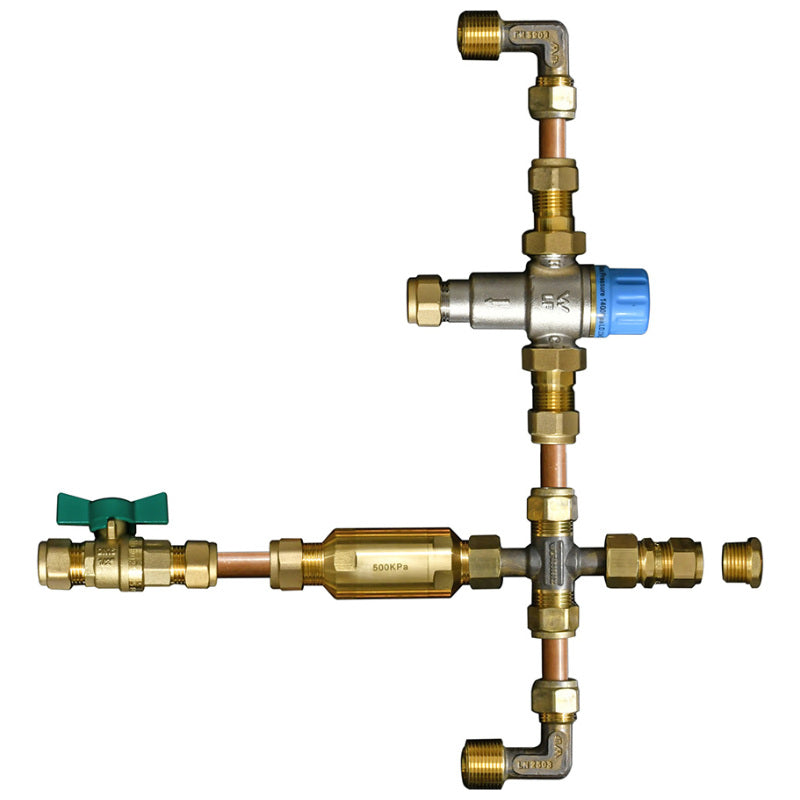 FitQuik Storage Hot Water Installation Kit 500kPa (Insulated)
