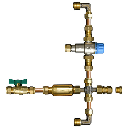 FitQuik Storage Hot Water Installation Kit 500kPa (Insulated)