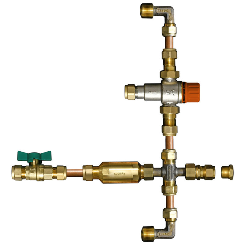 FitQuik Storage Hot Water Installation Kit 500kPa (Insulated) High Performance