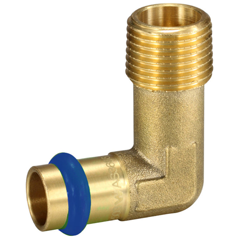 Metpress 90 Degree Male Elbow DN15 x 1/2MI (Lead Free)