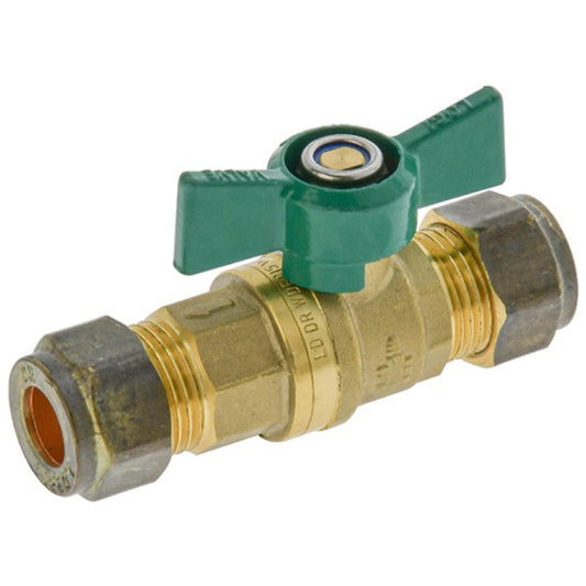 Logi Valve Dual Isolation Non‑Return Valve CU Compression 15mm (Lead Free)