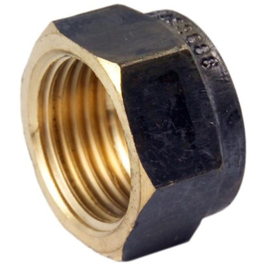 Metforge Hexagon Cap Nut Brass 20mm (Lead Free)