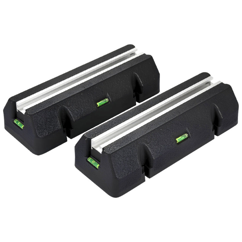 Heavy-Duty AC Anti-Skid Rubber Mounting Block Set – 450 x 163 x 98mm (WHD)