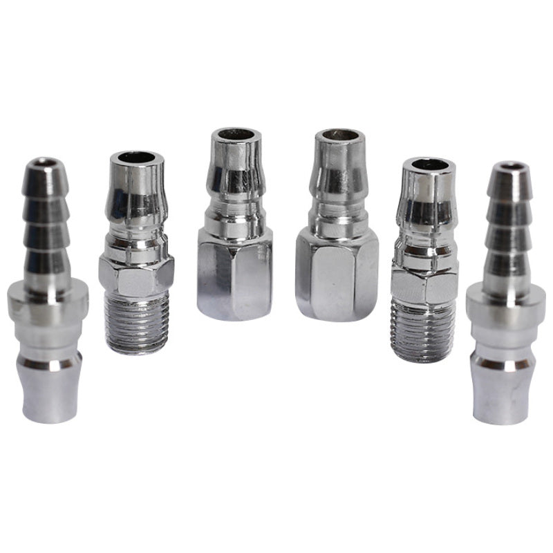 Air Hose Quick Coupler & Plug Kit 1/4" – 6 Piece