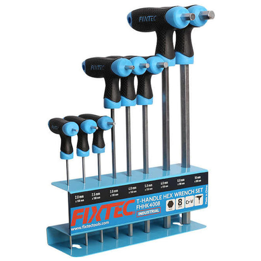 T-Handle Hex Key Wrench Set 8 Piece