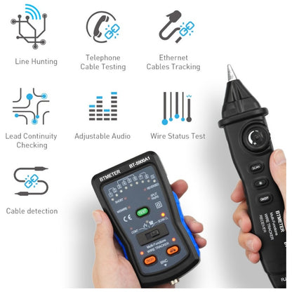 HoldPeak HP-5900A Cable Finder Tone Generator Probe Kit