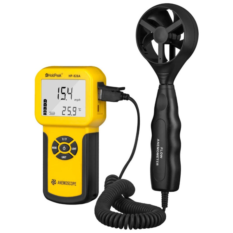 Digital Anemometer Wind Speed Sensor 0.3~30m/s HP-826A