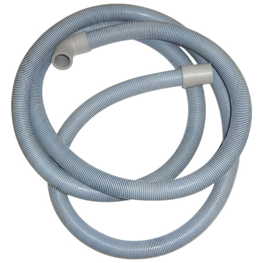 Drain Hose Universal Fit with 90° Elbow (19mm) & Straight End (19mm) 2M