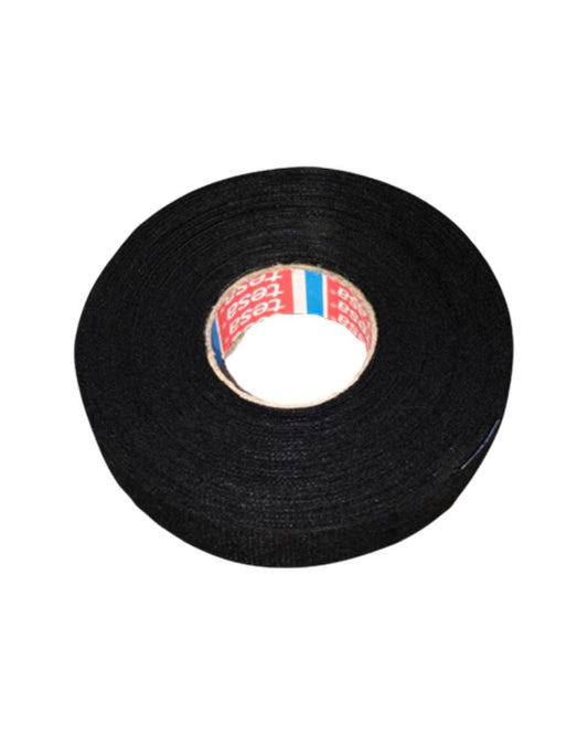 TESA 51608 flexible vehicle engine cable wrapping and protection PET fleece wire harness tape Color:black,Specifications:19MM*25M