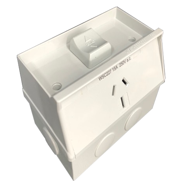 WEATHER PROTECTED GPO 250V 15A IP53