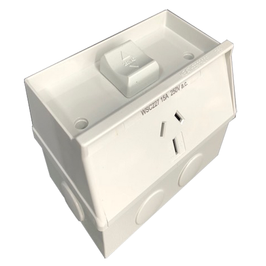 WEATHER PROTECTED GPO 250V 15A IP53
