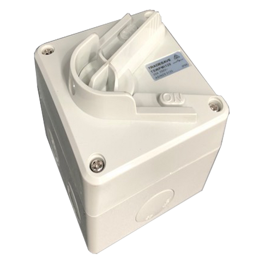 MINI ISOLATOR 1 POLE 240V 20A IP66 WEATHER PROOF