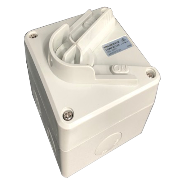 MINI ISOLATOR 1 POLE 240V 20A IP66 WEATHER PROOF