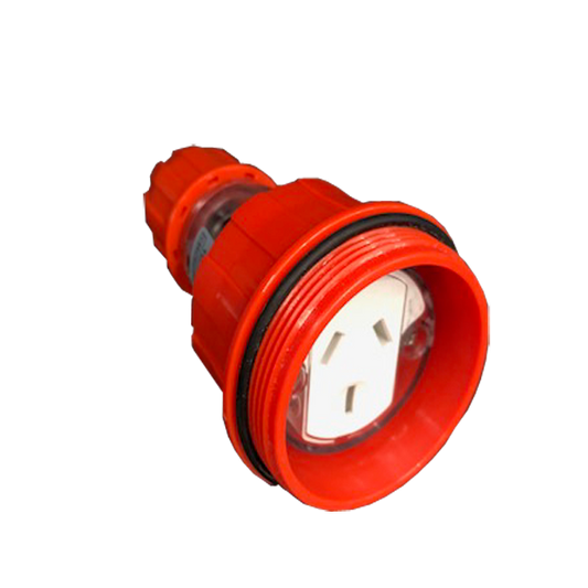 WEATHER PROOF PLUG WITH THREAD 10A