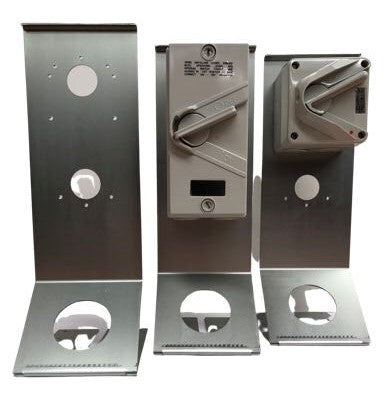ISOLATOR BRACKET SUITS 1,2 AND 3 POLE AND MINI ISOLATOR - BRACKET ONLY