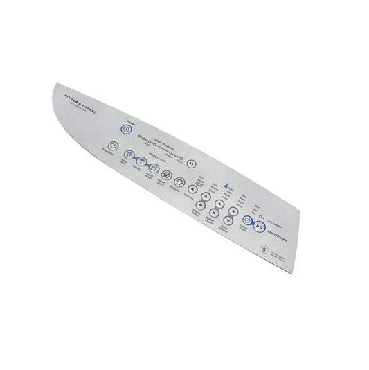 FISHER & PAYKEL WASHING MACHINE DECAL - 429768 FP429768