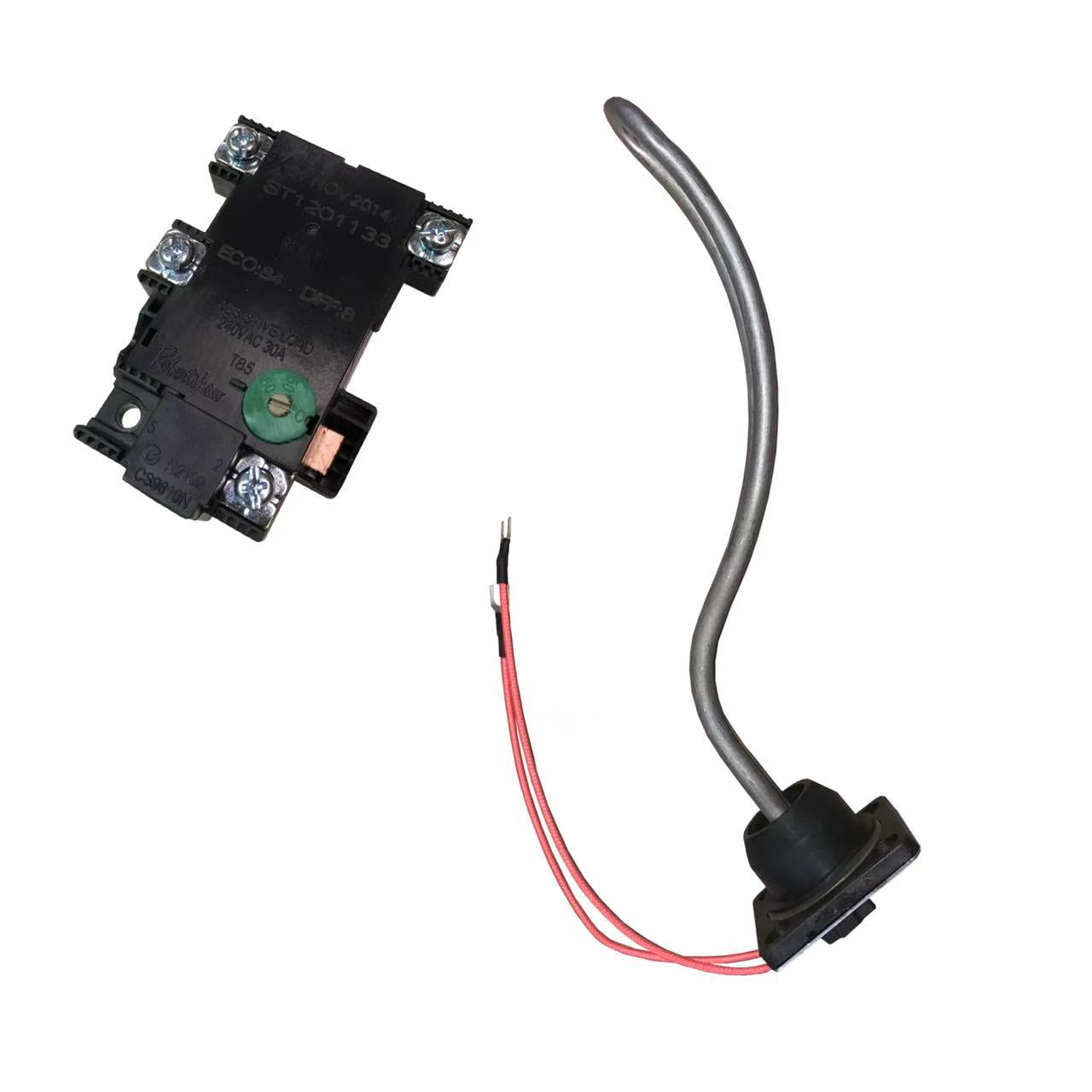 Hotwater Element Incoloy Copper 1.8kW with Robertshaw Thermostat 50-70c ST12-70K