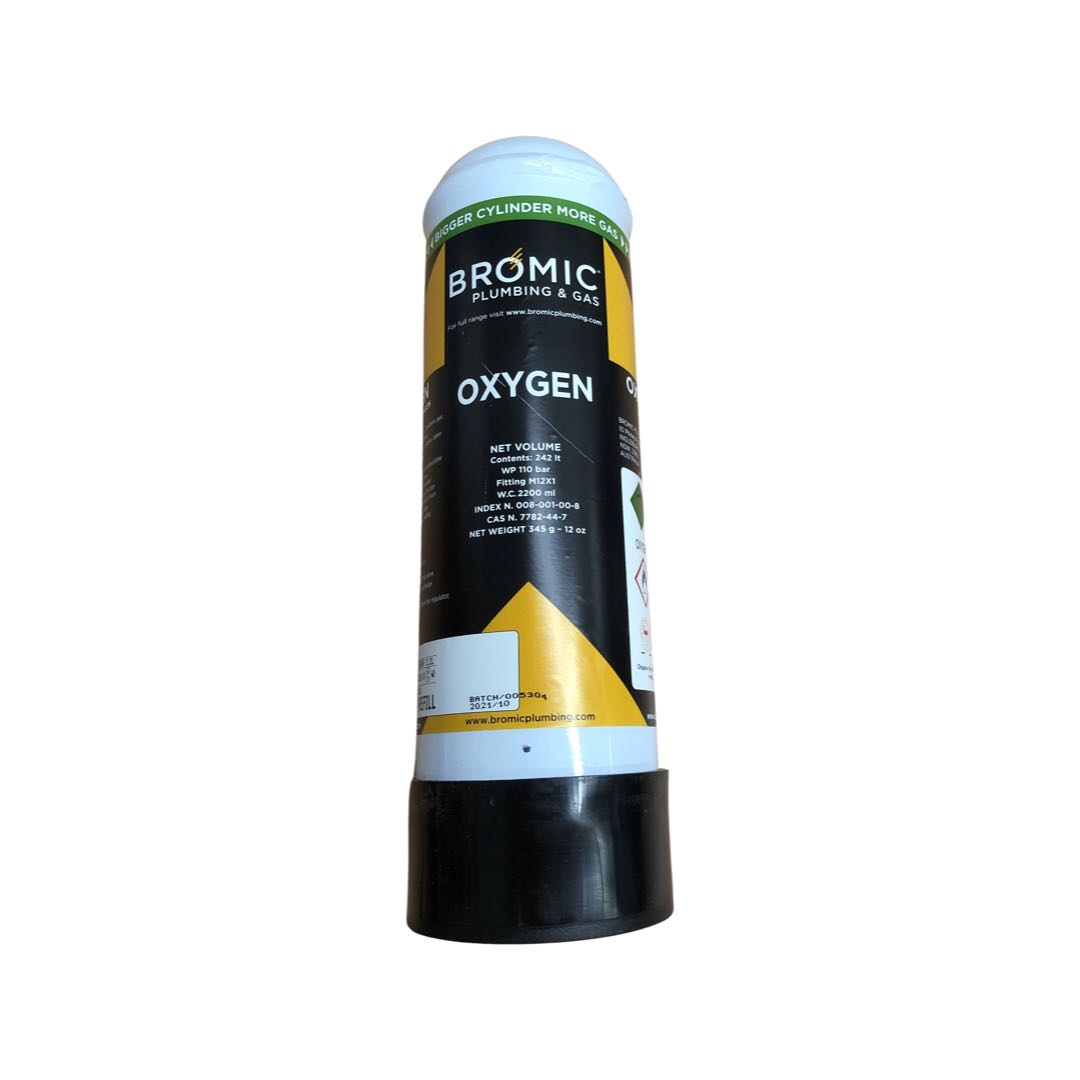OXYGEN BOTTLE NONREFILL 2.2Lt