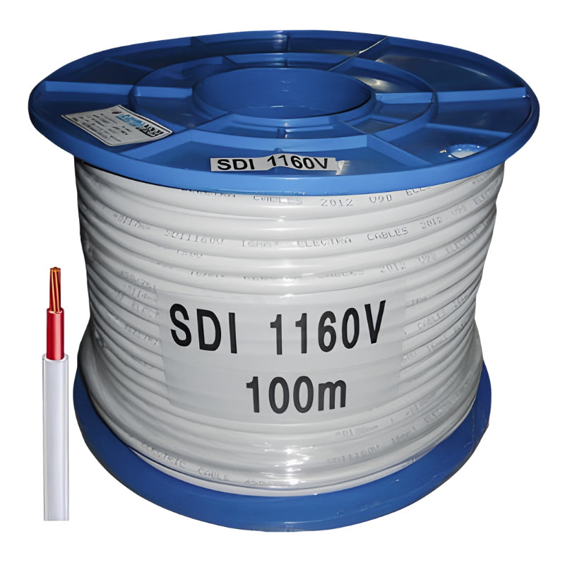16MM Single Core Double Insulated SDI Cable Red – 100M Drum
