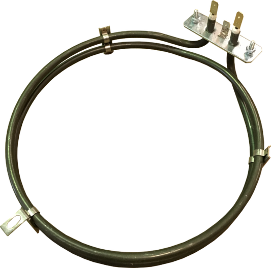 FAN FORCED OVEN ELEMENT Ð190mm diameter 2400W Ð Suits Smeg, Blanco, Euro (with bolts)