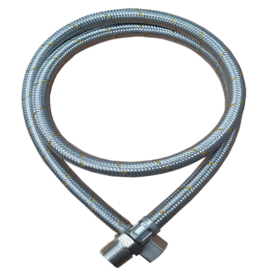 SEE SG130 1200mm BRAIDED GAS CONNECTION MxF 1/2 x 1/2