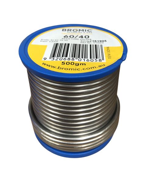 SOLDER ELECTRICAL ROSIN CORE 0.5kg 3.2mm