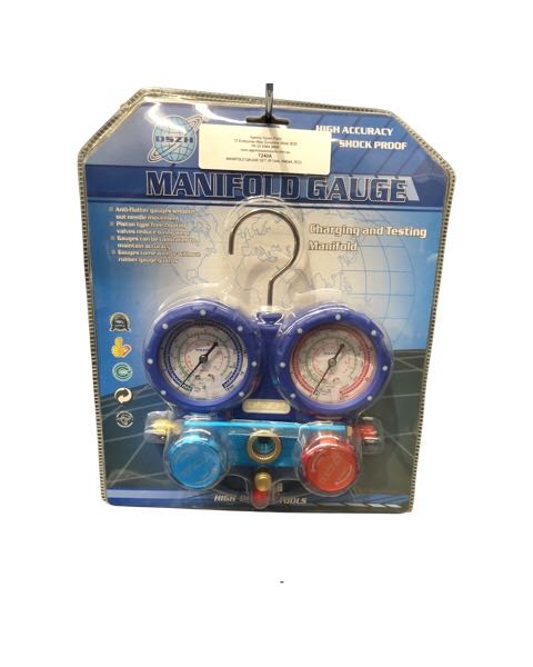 MANIFOLD GAUGE SET (R410A, R404A, R22) with hoses
