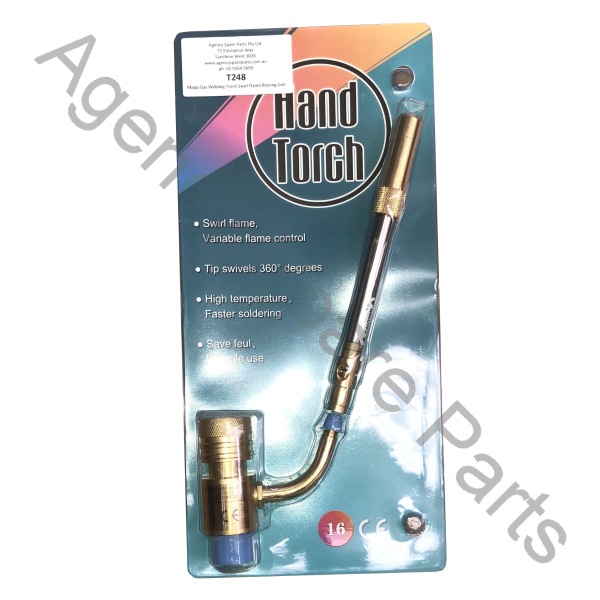 Mapp Gas Welding Torch Swirl Flame Brazing Gun