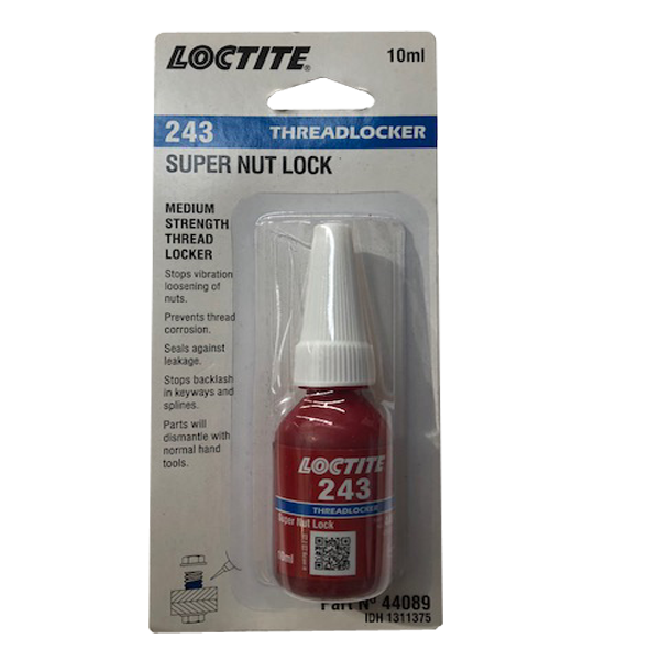 LOCTITE THREADLOCK 243 10ml MED STRENGTH
