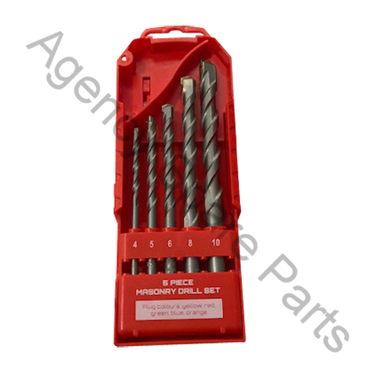 MASONARY DRILLS SET OF 5 ( 4,5,6,8,10 mm )