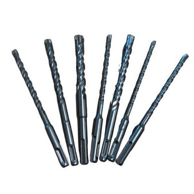 4-cut Masonry drill bits 160mm long pack (sizes: 5.00,6.00,6.50,8.00,10.00,12.00,14.00mm)