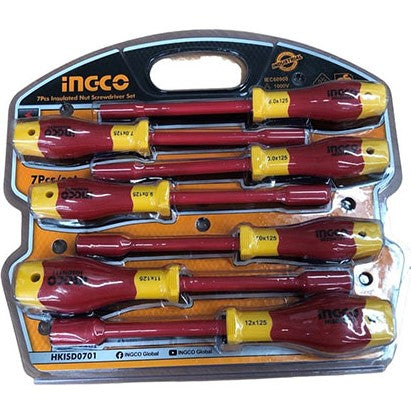 Insulated Nut Screwdriver Set 7pcs