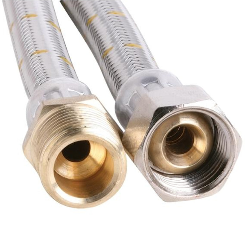 Bromic 10mm Stainless Steel Gas Hose 1/2″ BSP FC x 1/2″ BSP M (600mm)