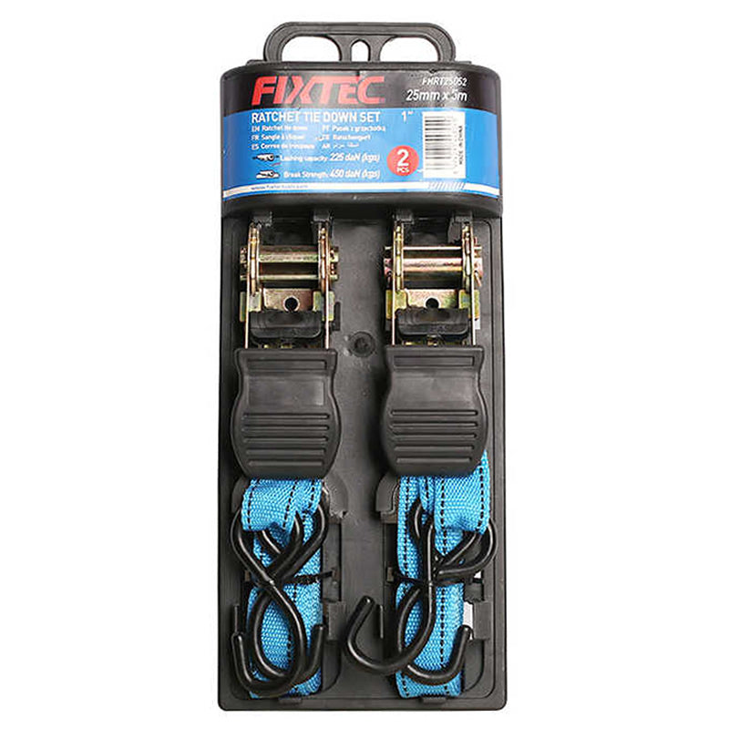 5M Ratchet Tie Down Twin Pack