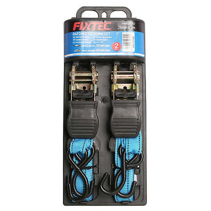 5M Ratchet Tie Down Twin Pack