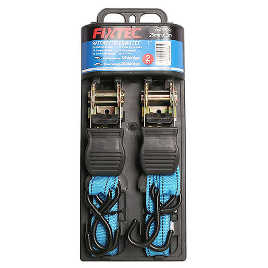 5M Ratchet Tie Down Twin Pack