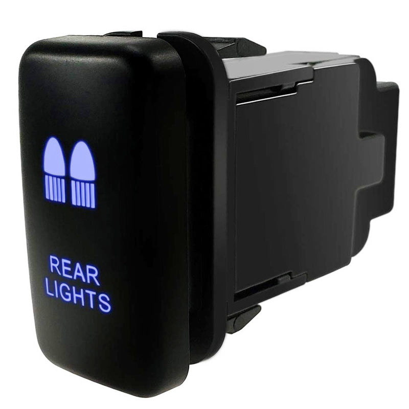 Rear Lights Switch with Blue LED Backlight 12V 3A Suits Toyota
