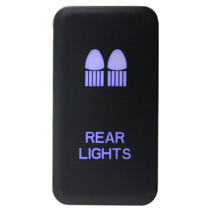 Rear Lights Switch with Blue LED Backlight 12V 3A Suits Toyota