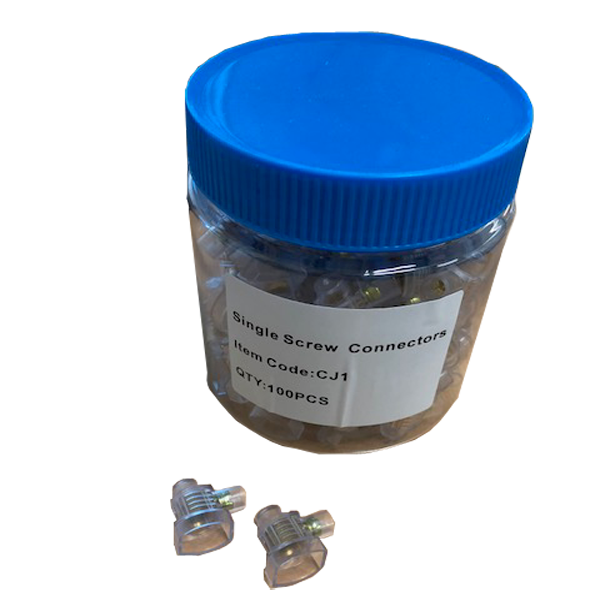 SINGLE SCREW CONNECTOR 100PCS