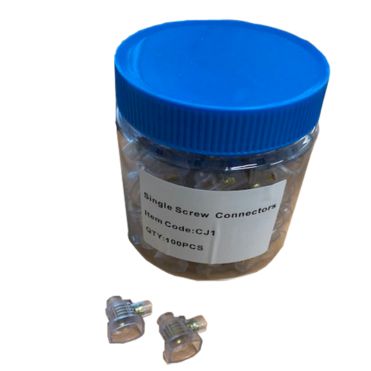 SINGLE SCREW CONNECTOR 100PCS